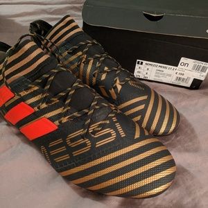 Adidas Men's Nemeziz 17.2 Messi Black/Gold/Red 9.5
